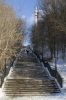 ракета, вид с яченского водохранилища. Лестница при входе в музей космонавтики Калуги ракета, вид с яченского водохранилища. Лестница при входе в музей космонавтики Калуги